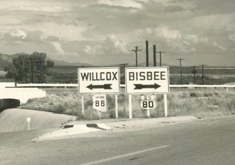 Highway signs in