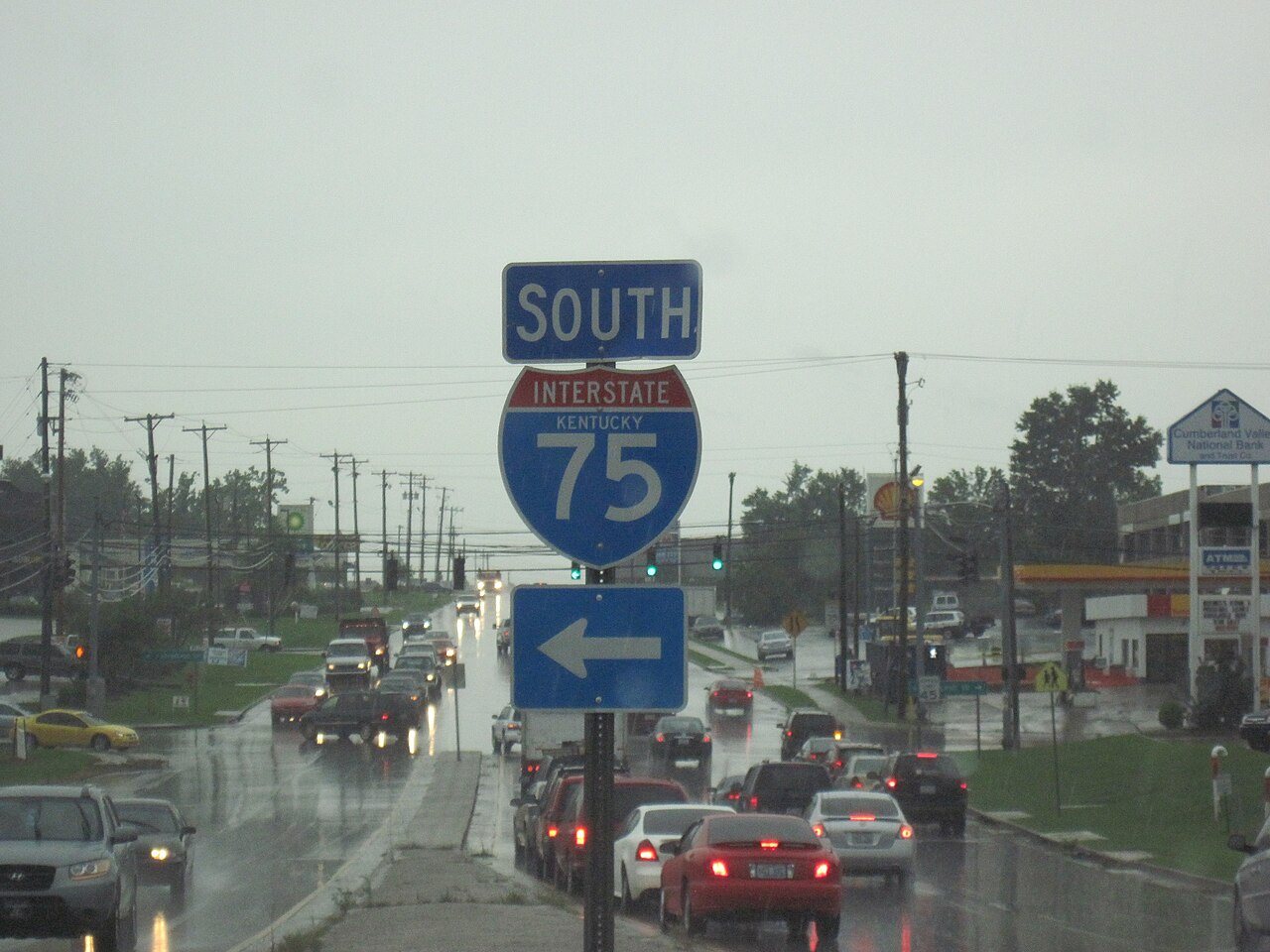 US-KY - Arlington - North America - Road Trip - Arrow - The South - Rain