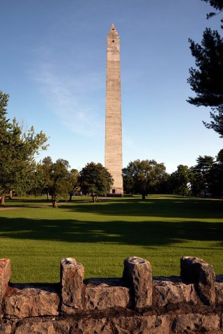 This is not the famed Washington Monument in the American nation's capital but a reasonable, if shorter, approximation