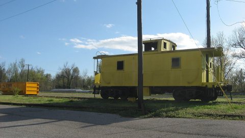 Illinois Central Caboose in