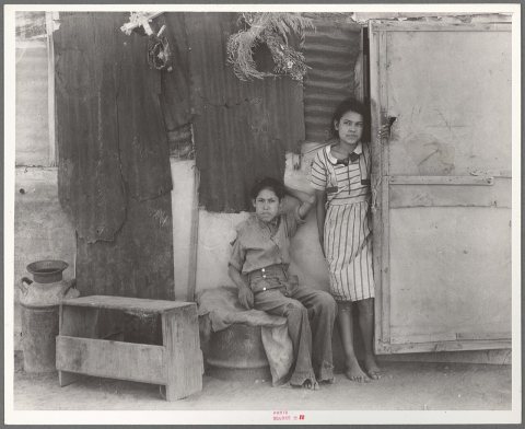 Children of Mexican cotton laborers