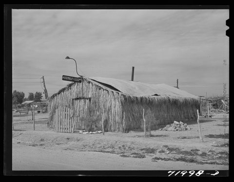 Eloy, Arizona. A church in the Negro section. Eloy is a town in the center of a farming area and most of the residents …