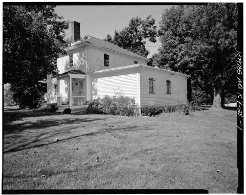 WEST VIEW OF FACADE ELEVATION - Whitney M. Young, Jr. Birthplace, U.S. Route 60