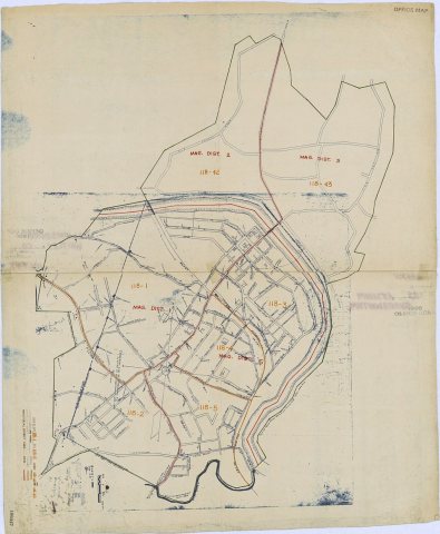 1950 Census Enumeration District Maps - Kentucky (KY) - Whitley County - Williamsburg - ED 118-1 to 5, 118-42 to 43