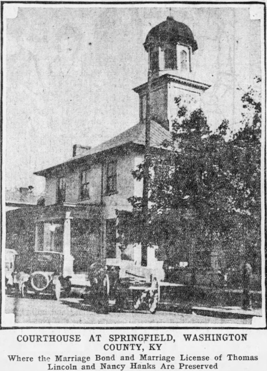Courthouse at Springfield, Kentucky (Washington County) by Ida M. Tarbell