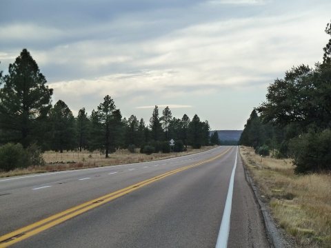 AZ, View SW, N'deh be nih, U.S. 60-S.R. 77, 2011