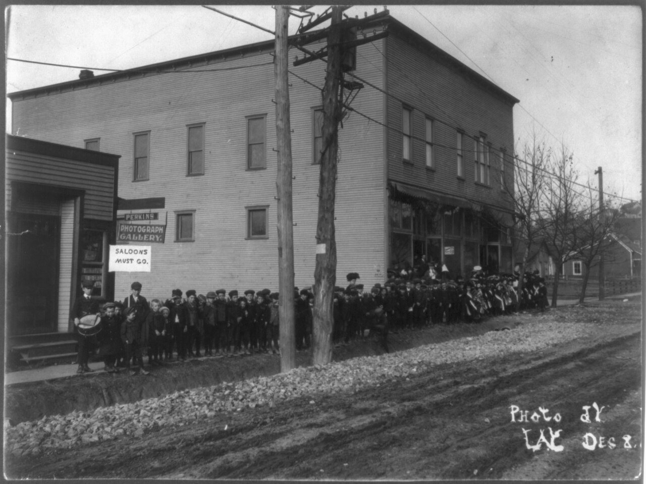 Odd Fellows Hall. The Victors Temperance Brigade, Election Day, Dec. 8, 1906. Corbin, Ky