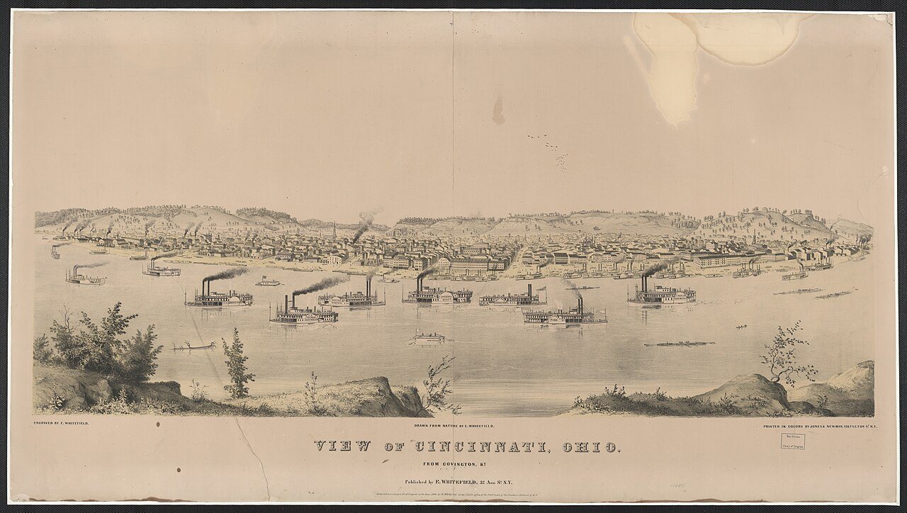 View of Cincinnati, Ohio from