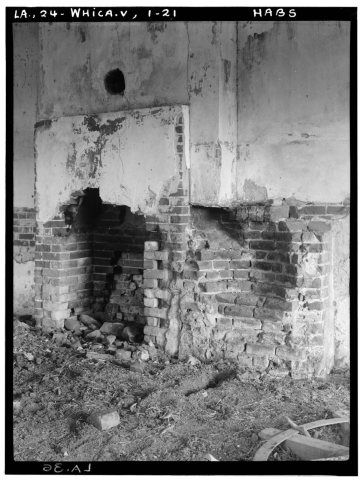 Historic American Buildings Survey Richard Koch, Photographer September, 1936 DETAIL OF FIREPLACE AND OVEN (KITCHEN) - …