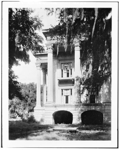 Historic American Buildings Survey Richard Koch, Photographer September 1936 DETAIL OF PORTICOS AT WEST CORNER - Belle …