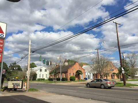 2016-03-22 16 15 56 The intersection of De Jean Street (Louisiana State Route 103) and Main Street (Louisiana Route 182…