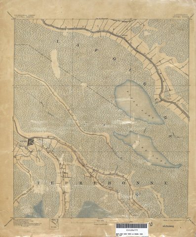 Houma Lockland Raceport Map 1890