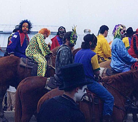 Courir de Mardi Gras, Mamou masked riders