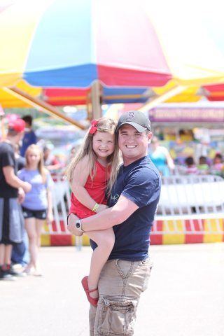 Sunday Funday at the Festival - Enjoying the carnival rides Tickfaw, Louisiana, 2013