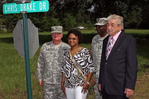 Tickfaw street named for fallen Guardsman 150711-A-AC723-115