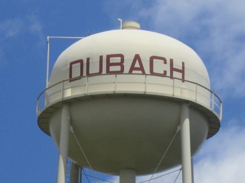 Dubach, LA water tower IMG 2554