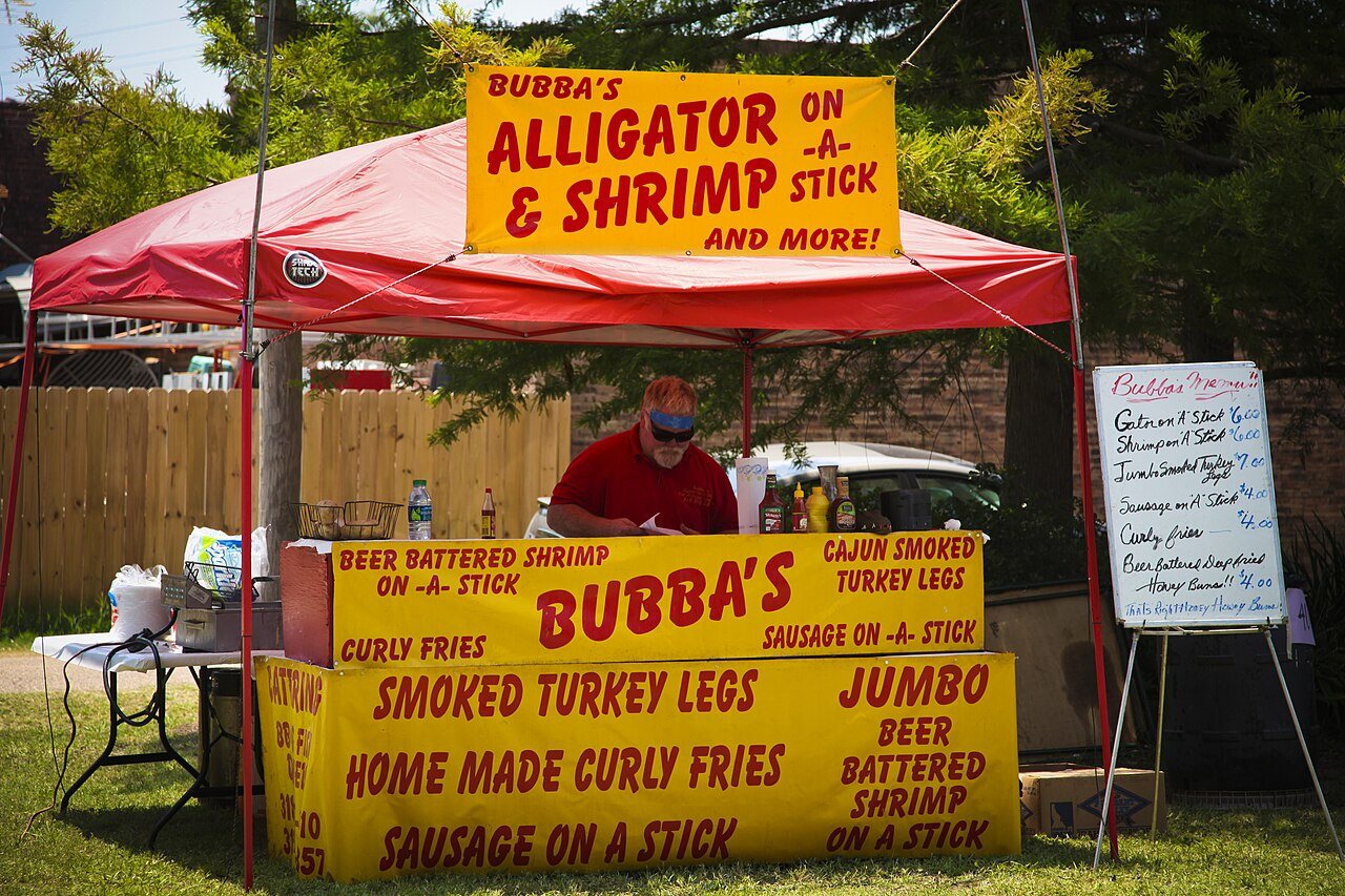 Sunflower Trail and Festival, Gilliam, LA 2011 - Bubba's Alligator & Shrimp