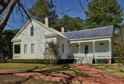 One of two identical "professors' cottages," built in 1898 and rented to the faculty members and their families for $12…
