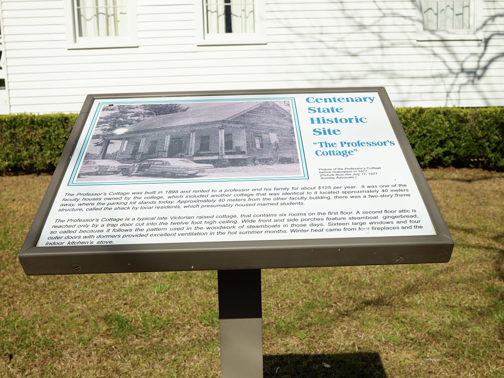 One of the original buildings at what is now (as of 2021) the Centenary College historic site Jackson, Louisiana