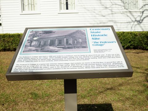 One of the original buildings at what is now (as of 2021) the Centenary College historic site Jackson, Louisiana
