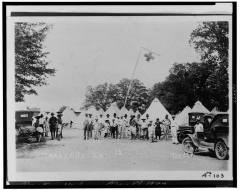 Marksville, La., refugee camp--Bayou Avoyelles