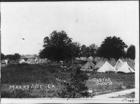 Marksville, La., Red Cross camp