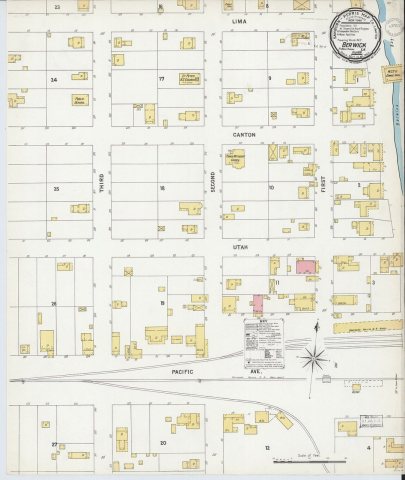 Sanborn Fire Insurance Map from Berwick, Saint Mary Parish, Louisiana. LOC sanborn03279 001