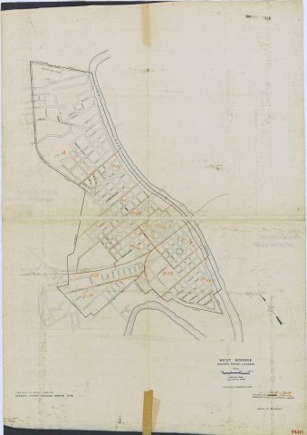 1950 Census Enumeration District Maps - Louisiana (LA) - Ouachita Parish - West Monroe - ED 37-49 to 59