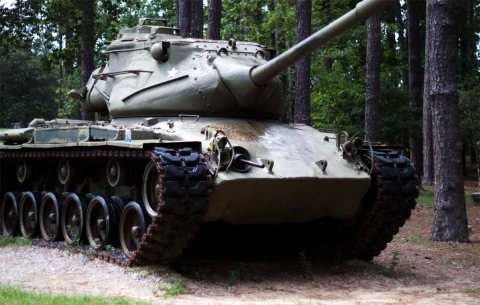 Day 185 - Old tank in the park