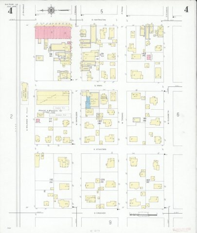 Sanborn Fire Insurance Map from Sulphur, Calcasieu Parish, Louisiana, 1946, Plate 0004