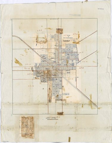 1950 Census Enumeration District Maps - Louisiana (LA) - Jefferson Davis Parish - Jennings - ED 27-6 to 17, 27-36