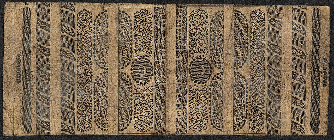 Verso Agricultural Bank 5 dollars 1849