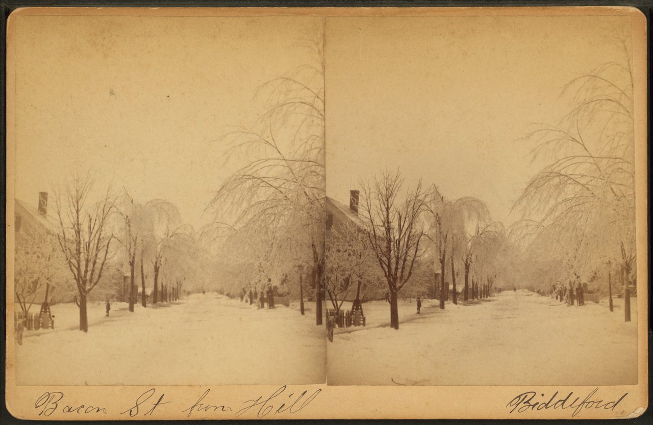 Bacon Street from Hill, Biddeford