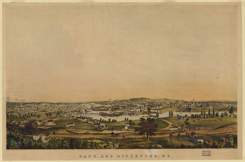 Saco, and Biddeford, Me