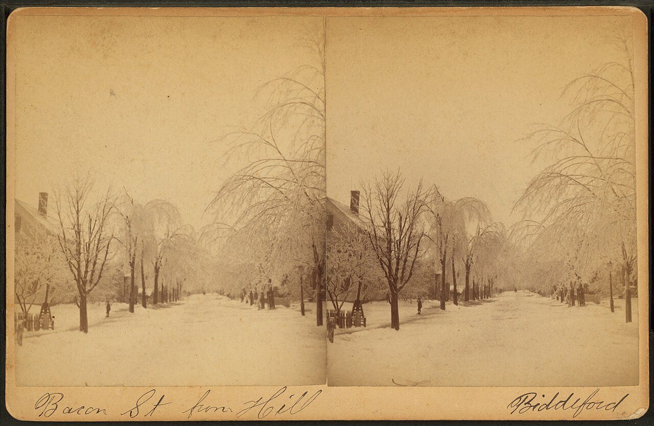 Bacon Street from Hill, Biddeford