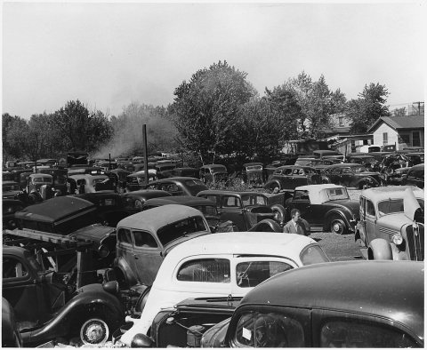Hundreds of junked cars were denied to the war effort by the Lennox Motor Company in Maryland. The owner refused to... …