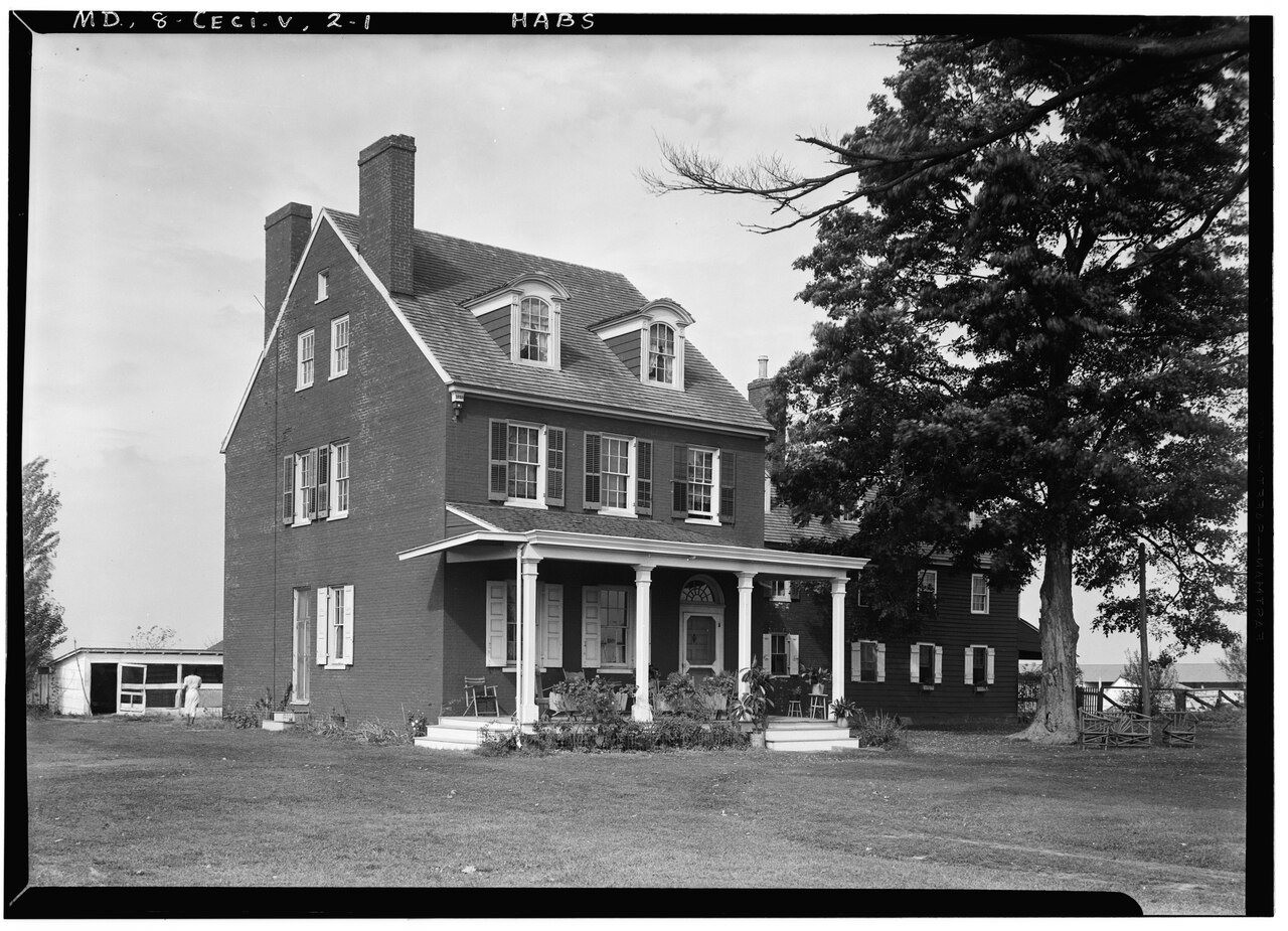 Historic American Buildings Survey E. H. Pickering, Photographer October 1936 - Fredericktown Road (Brick Farmhouse), U…