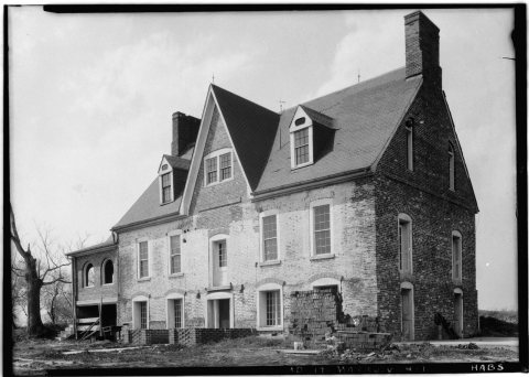 Historic American Buildings Survey John O. Brostrup, Photographer April 21, 1936 1-35 P. M. VIEW FROM SOUTHEAST (front)…