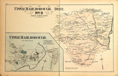 Atlas of fifteen miles around Washington, including the county of Montgomery, Maryland