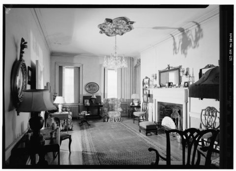 June 1964 GENERAL NORTH VIEW OF PARLOR - Smyth-Letherbury House, 107 Water Street
