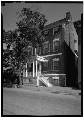 June 1964 FACADE - Smyth-Letherbury House, 107 Water Street