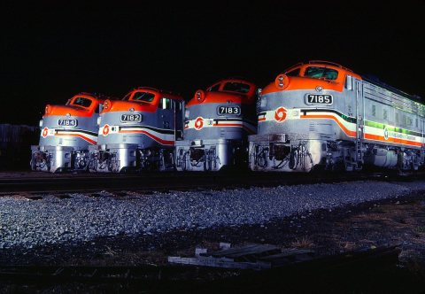 MARC F Units in Brunswick, May 1985