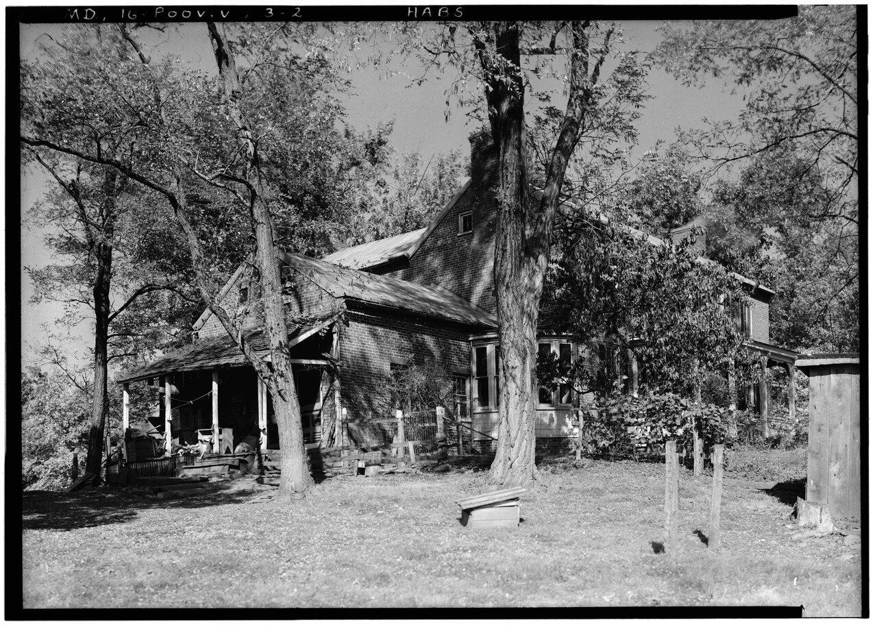 Historic American Buildings Survey John O. Brostrup, Photographer October 19, 1936 10-35 A. M. VIEW FROM SOUTHEAST. - L…