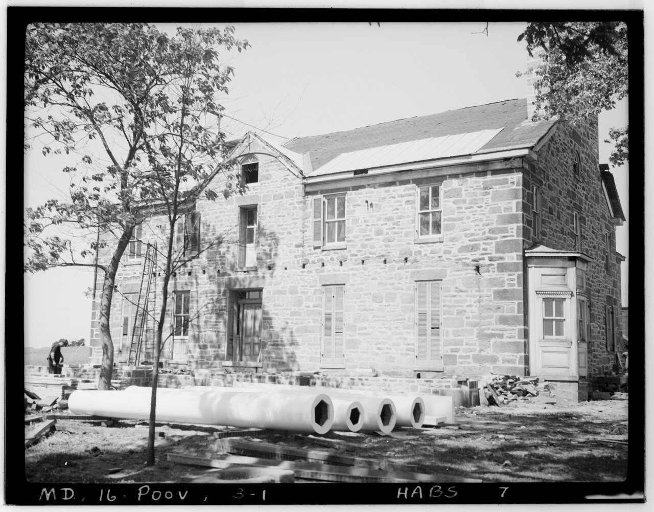 Historic American Buildings Survey Delos H. Smith, Photographer 1936 - Stoney Castle, State Route 109 Vicinity, Poolesv…