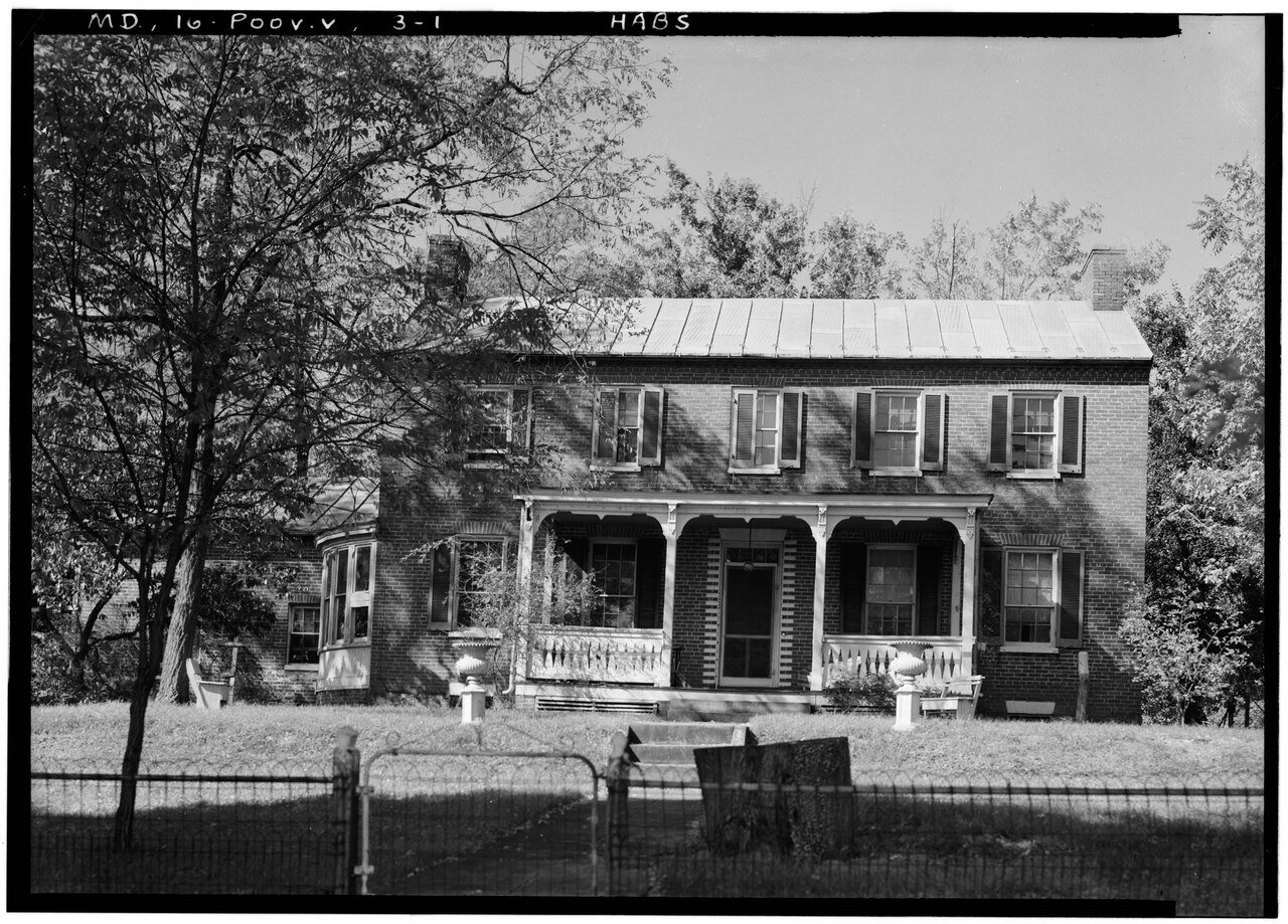 Historic American Buildings Survey John O. Brostrup, Photographer October 19, 1936 10-45 A. M. VIEW FROM THE EAST (fron…