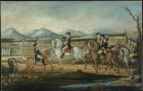 Washington Reviewing the Western Army at Fort