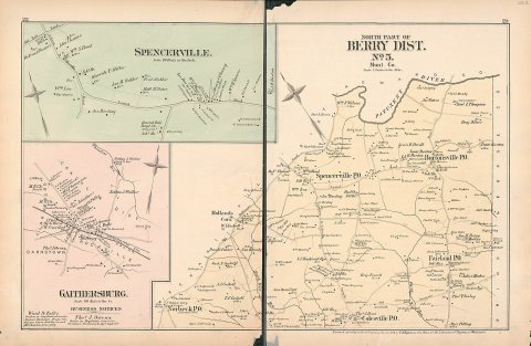 Atlas of fifteen miles around Washington, including the County of Prince George, Maryland