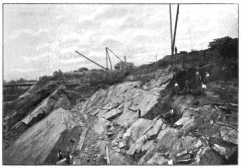 Edmondson Avenue Quarry Fig 2 Plate XVIII WBClark 1898