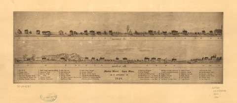Market Street, Lynn, Mass., as it appeared in 1820