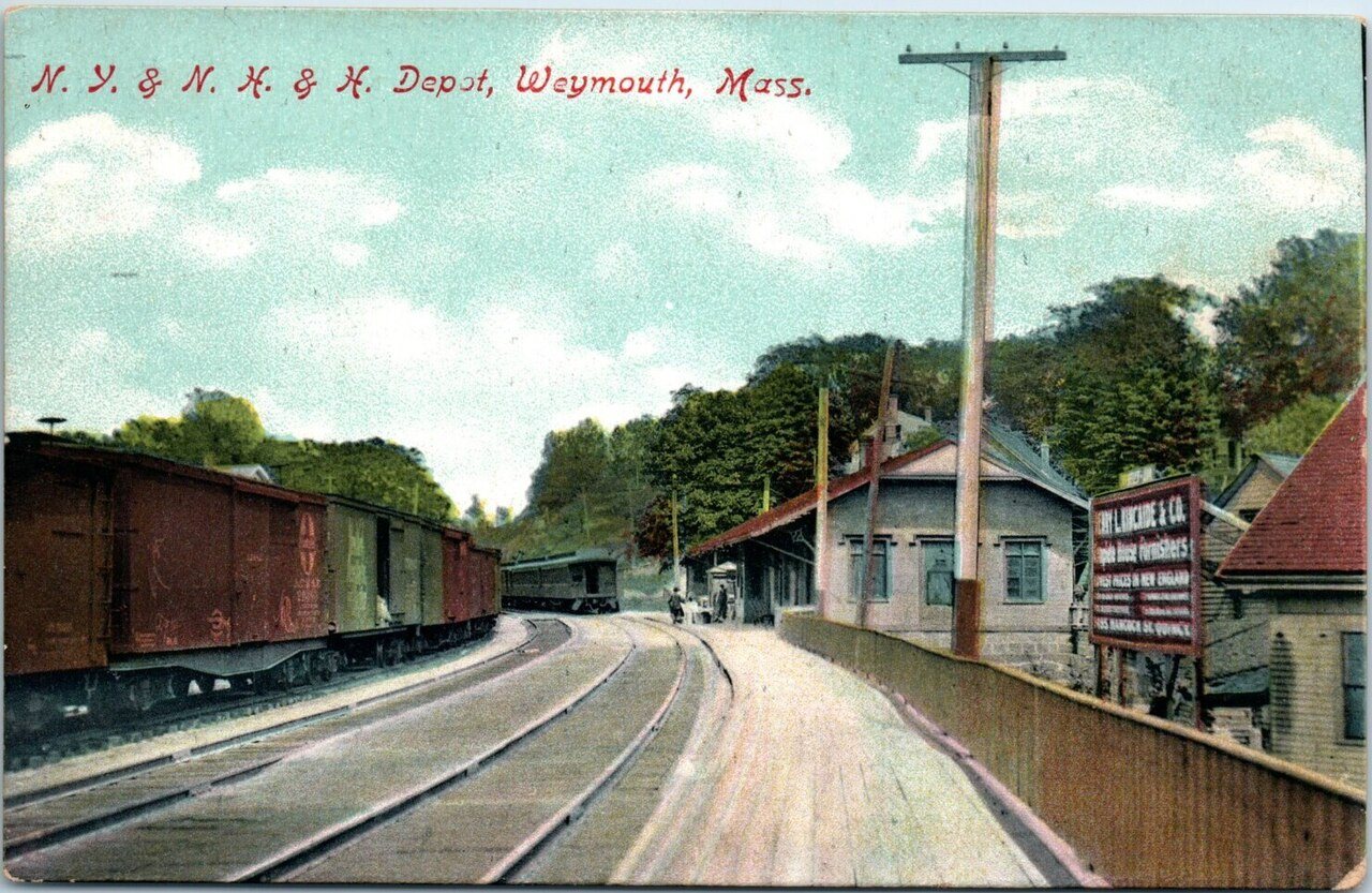 Weymouth station postcard 4